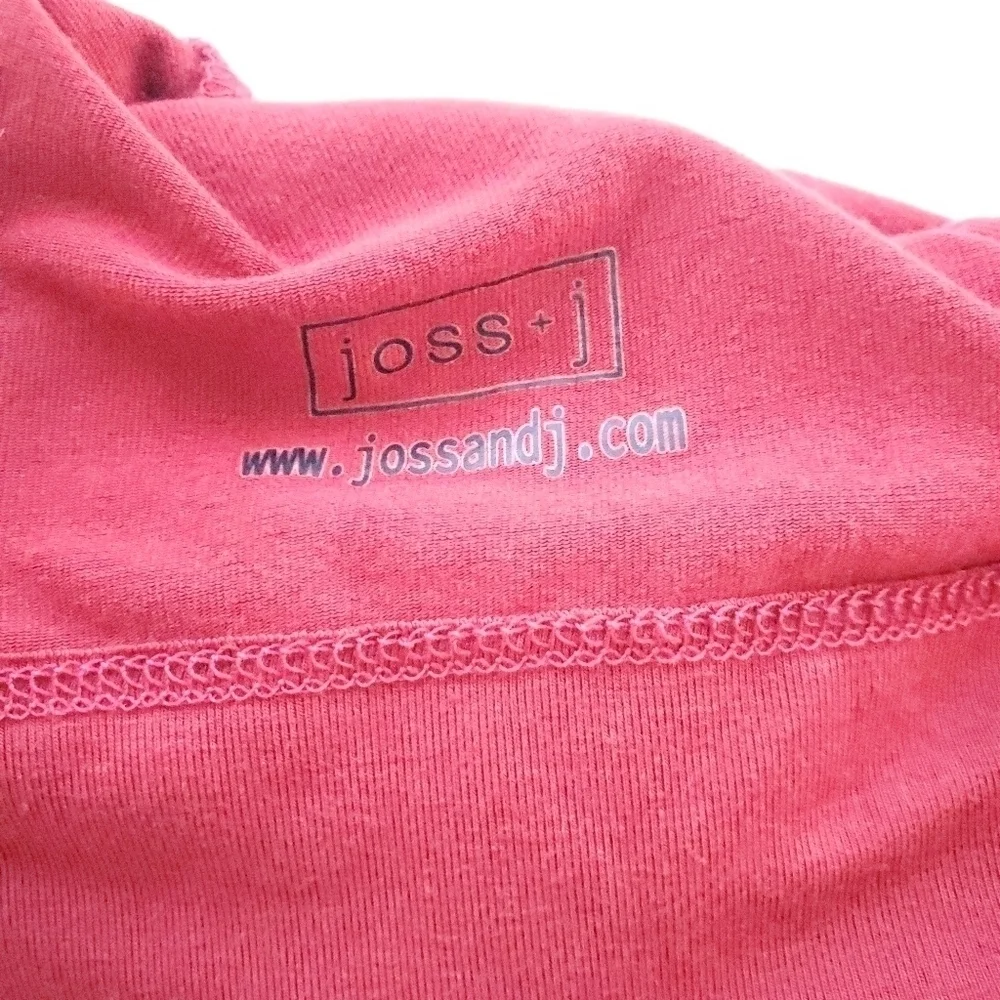 joss + j 2 Piece Knotted Sleeping Gown & Hat Set Maroon Solid Baby 0-3 Months
